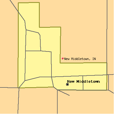New Middletown map
