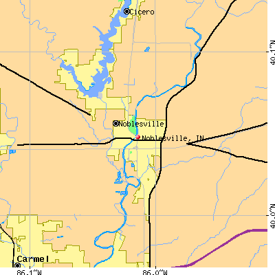 Noblesville map