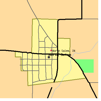 North Salem map