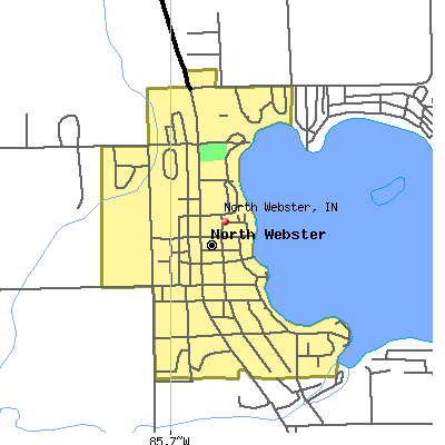 North Webster map