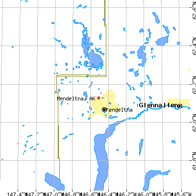 Mendeltna map