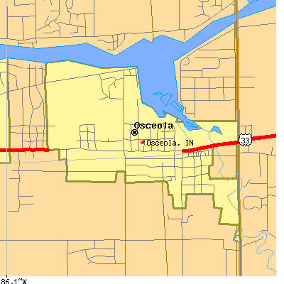 Osceola map