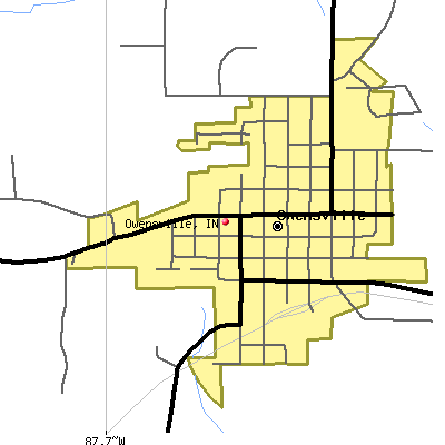 Owensville map