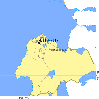 Metlakatla map