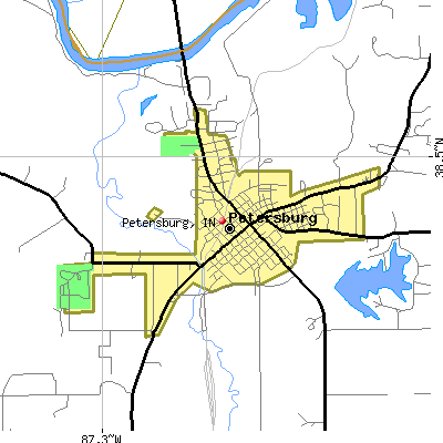 Petersburg map