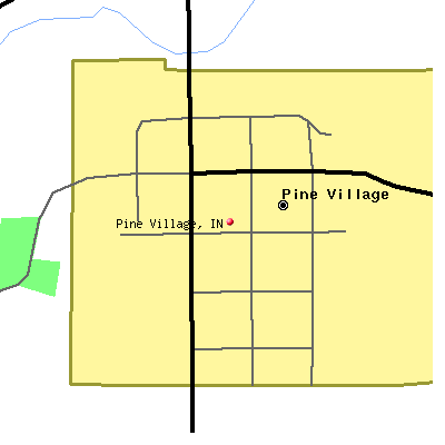 Pine Village map