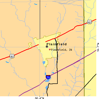 Plainfield map