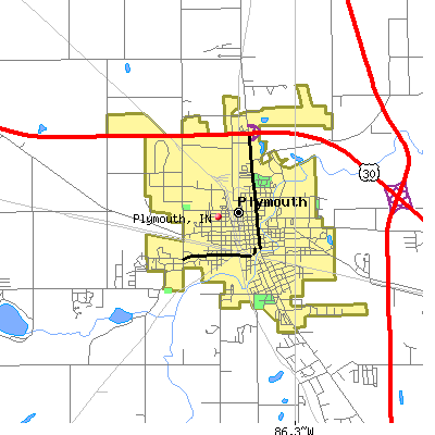 Plymouth map