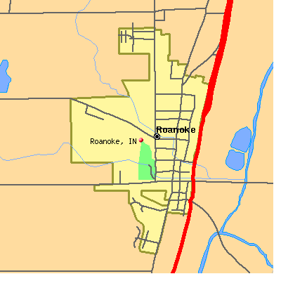 Roanoke map