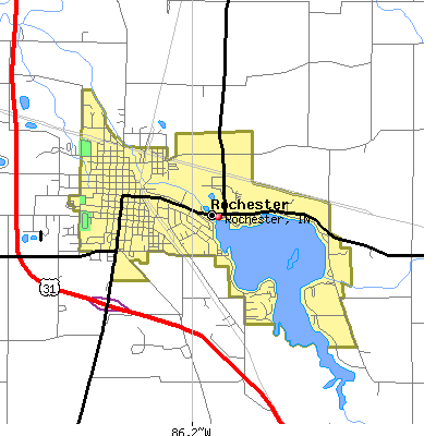 Rochester map