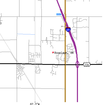 Roselawn map