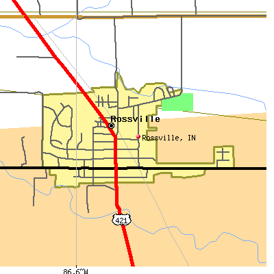 Rossville map