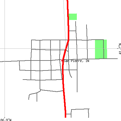 San Pierre map