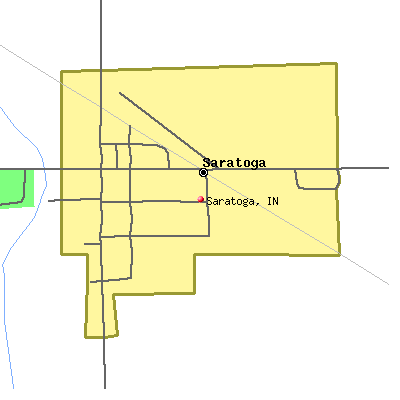 Saratoga map