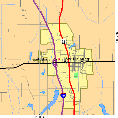 Scottsburg map