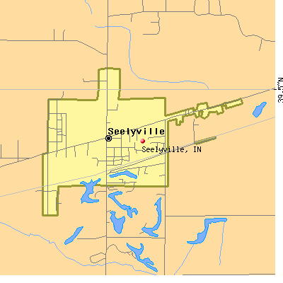 Seelyville map