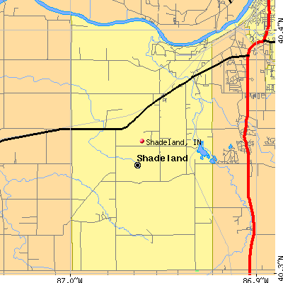Shadeland map
