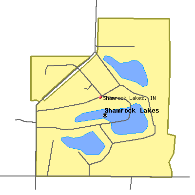 Shamrock Lakes map