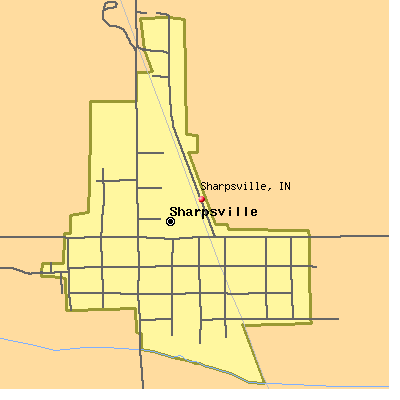 Sharpsville map