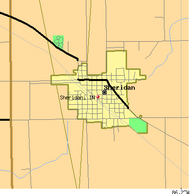 Sheridan map