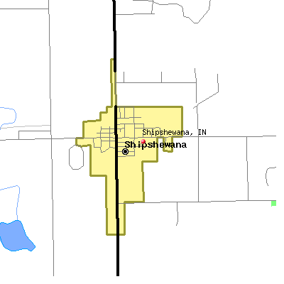 Shipshewana map