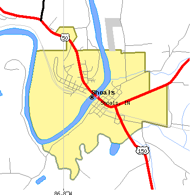 Shoals map