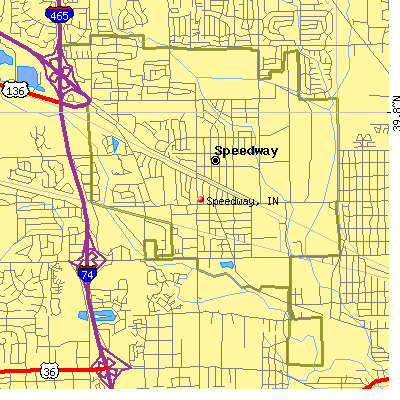 Speedway map