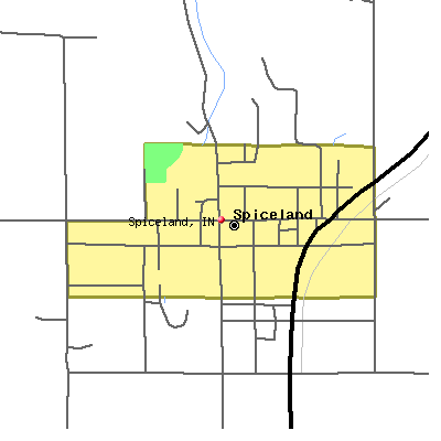 Spiceland map