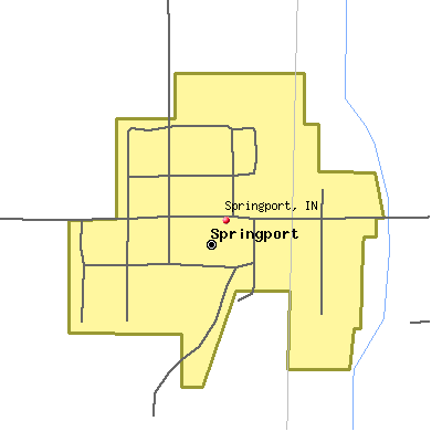 Springport map