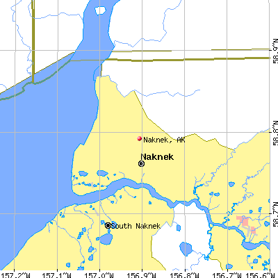 Naknek map
