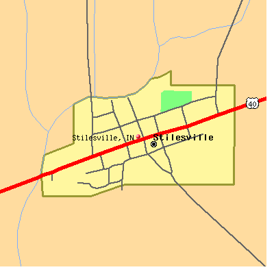 Stilesville map