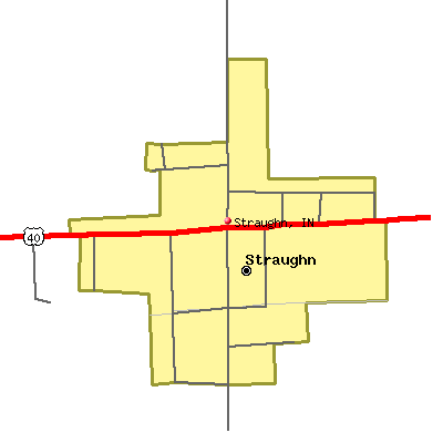 Straughn map