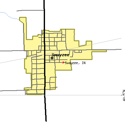 Swayzee map
