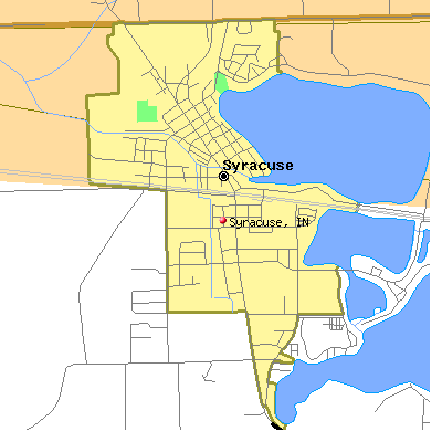 Syracuse map