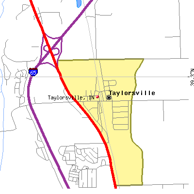 Taylorsville map