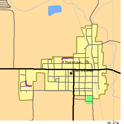 Thorntown map
