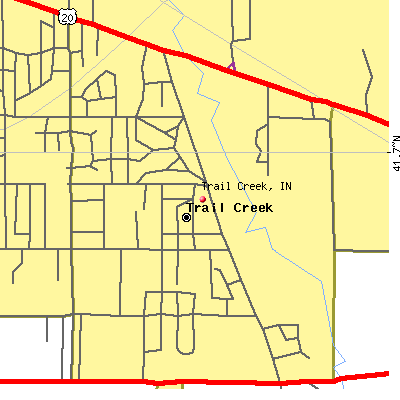 Trail Creek map