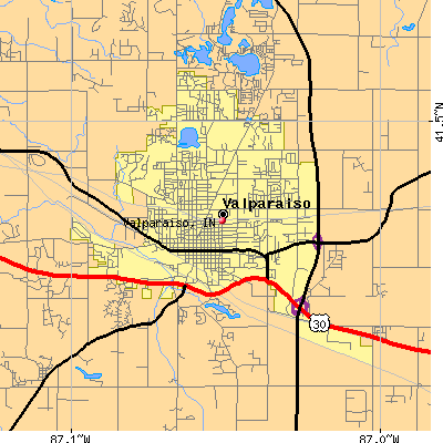 Valparaiso map