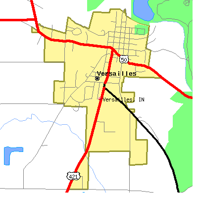 Versailles map