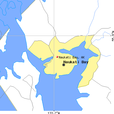 Naukati Bay map
