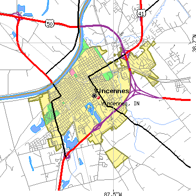 Vincennes map