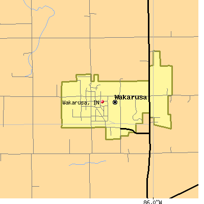 Wakarusa map