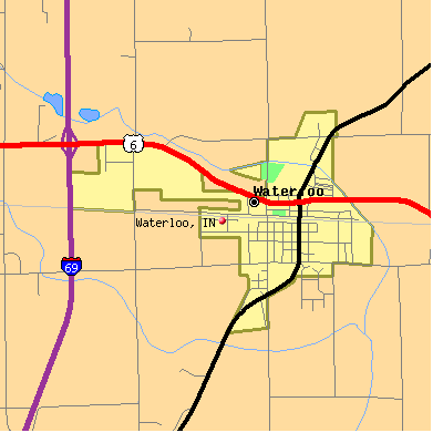 Waterloo map