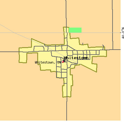 Whitestown map