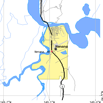 Nenana map