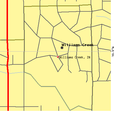 Williams Creek map