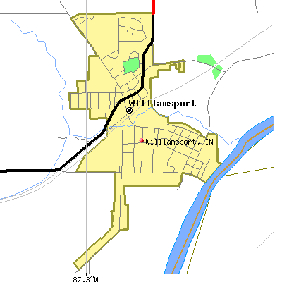 Williamsport map