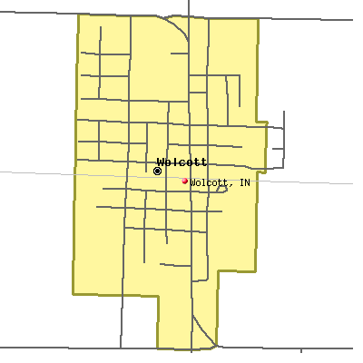 Wolcott map