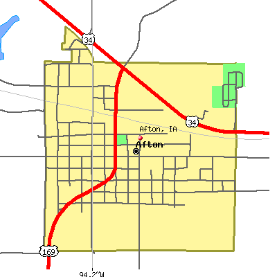 Afton map