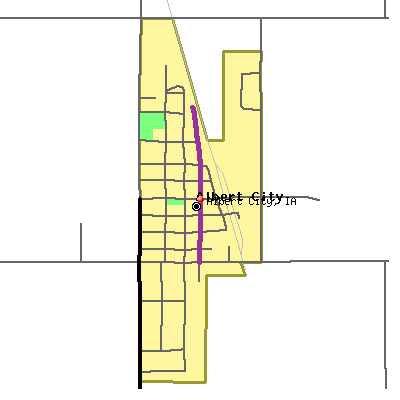 Albert City map